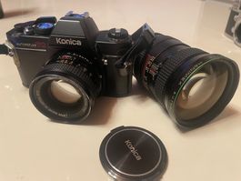 Konica Autoreflex TC Kamera, hexanon f1.7 50mm, 1x Objektiv