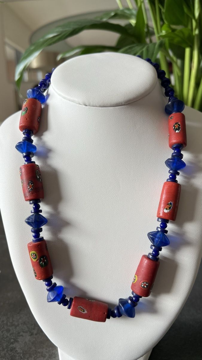 Murano Catenine: Collier en murano millefiori – Usato da Nyon venduto da stylevintage79 2