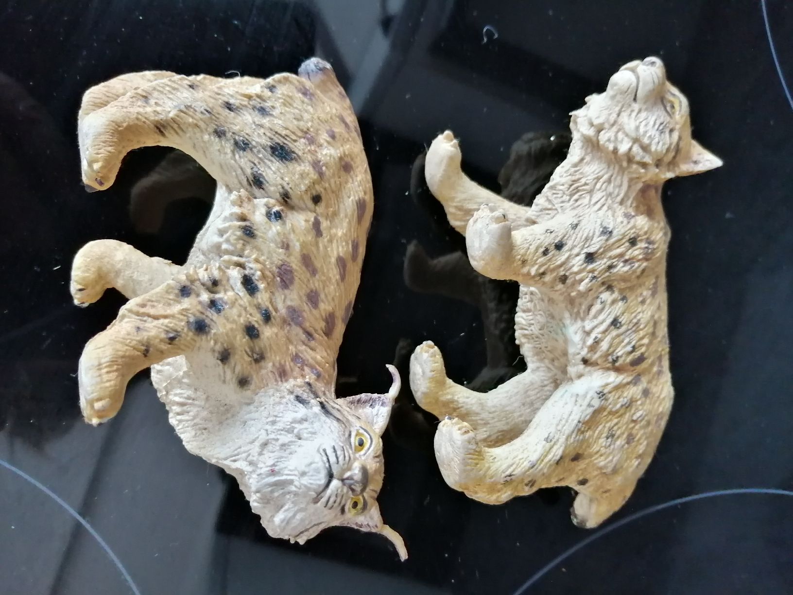 Statuette: 2 Tierfiguren Luchs, Top Zustand!  – Nuovo (secondo la descrizione) da Honau venduto da holunder3 1