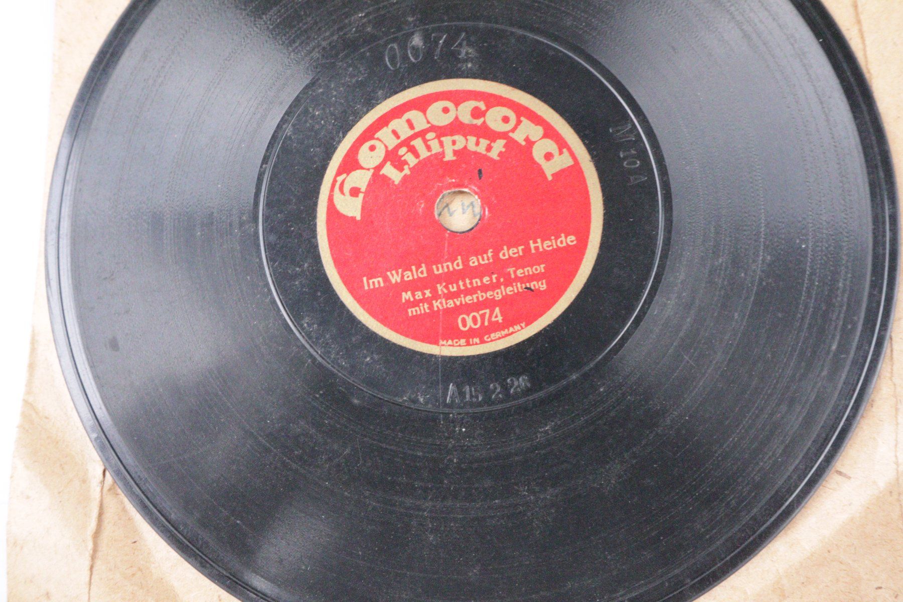 Schallplatten: 5 Stück Vintage Schellack Platten 15cm – Gebraucht aus Volketswil von brockipfannenstil 5