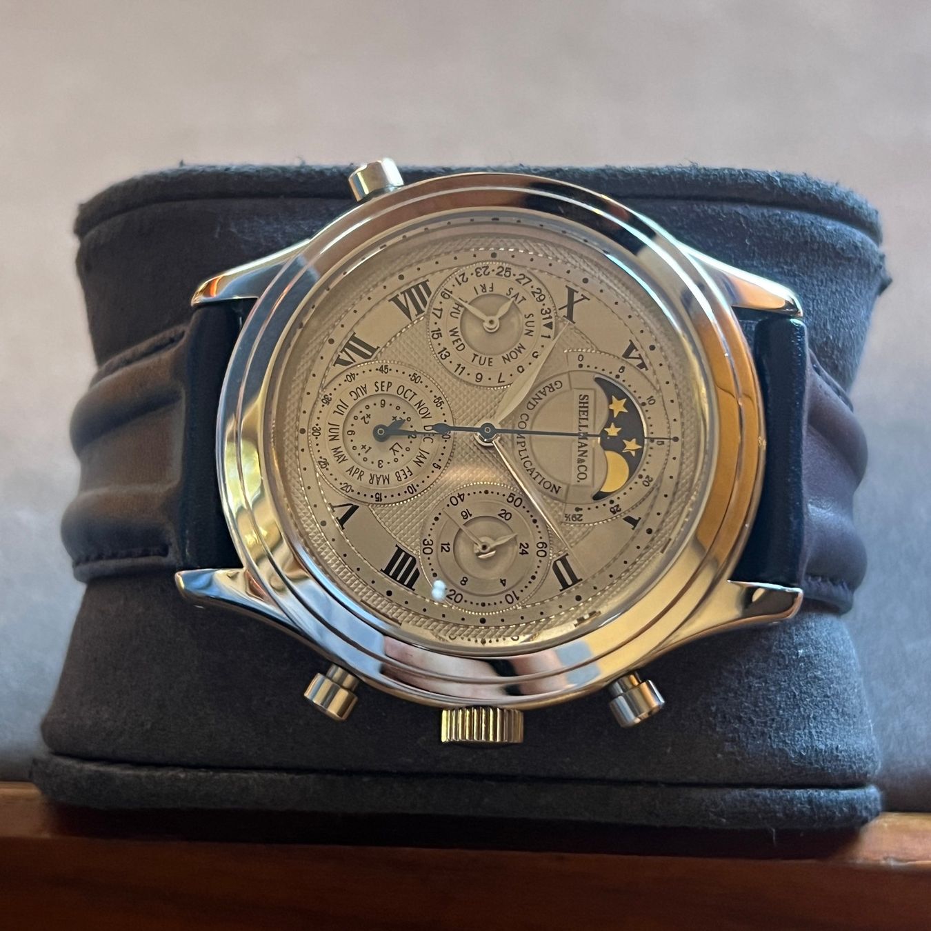 Orologi: Shellman Grand Complication Classique Quartz 6771-H32167TA – Usato da Carouge GE venduto da Watchaser 6