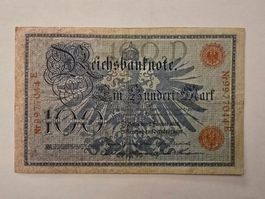 100 Mark 1908 Reichsbanknote