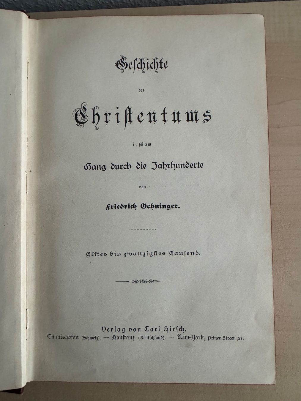 Libri: Geschichte des Christentums – Usato da Horgen venduto da Hotrova448 3