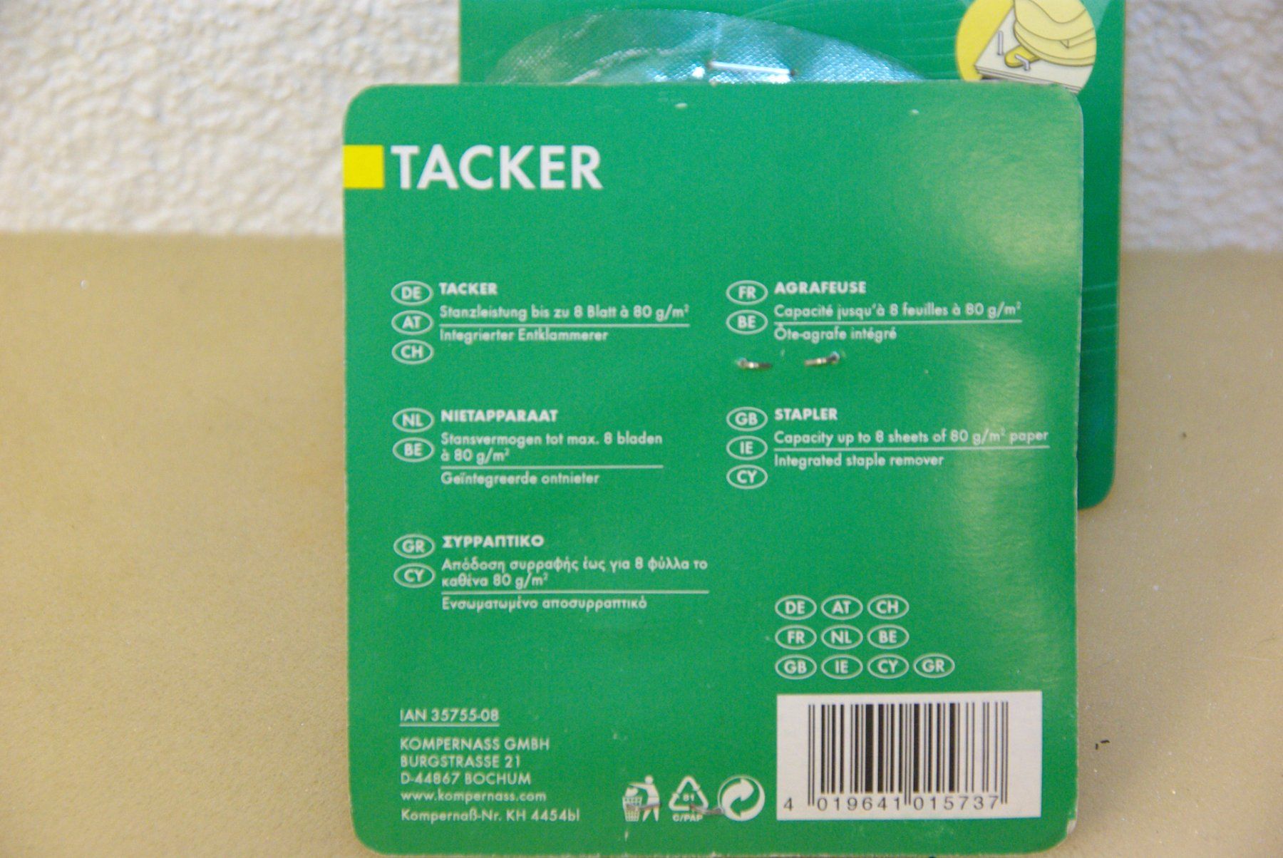 Bindegeräte: 2x Tacker, blau in OVP / mit Entklammerer – Neu und originalverpackt aus Herisau von Cevianer1844 3
