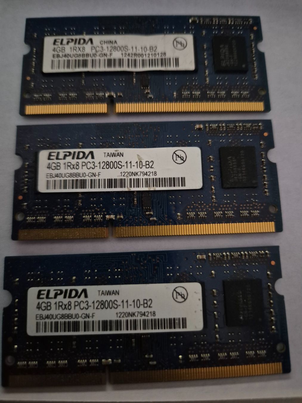 Memoria / RAM: 2x4GB 1Rx8 PC3-12800S-11-10-B2 – Usato da Roggwil BE venduto da GLDANI 1