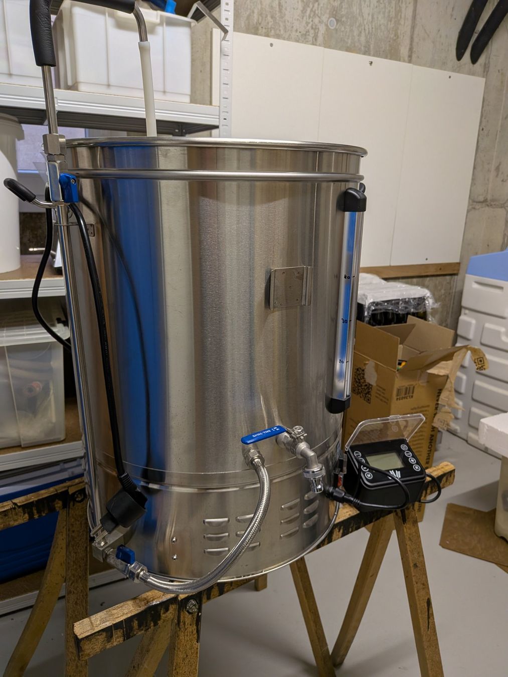Pentole: A vendre système de brassage all in one 70L – Usato da Ecuvillens venduto da Moucebru 1