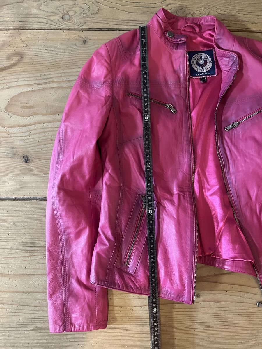 Giacche: Lederjacke in Violett/Rosa, Grösse L – Usato da Dietfurt venduto da Subforce1853 4