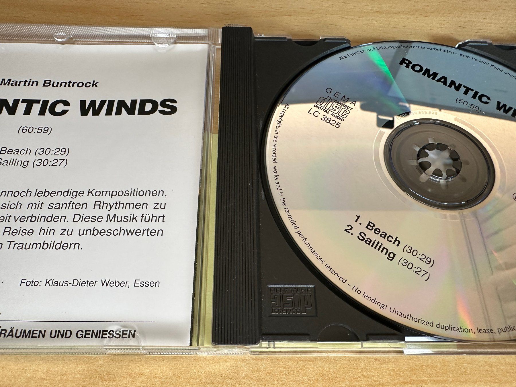 CDs: Martin Buntrock – Romantic Winds – Gebraucht aus Rikon im Tösstal von Alpenmutz 2