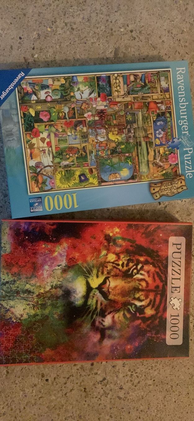 Puzzles: Lot de 2 puzzles 1000 pieces – Gebraucht aus Rochefort von runeii