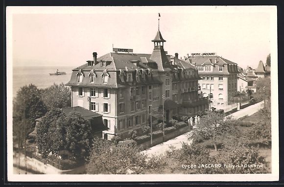 Cartoline postali: AK Pully /Lausanne, Lycée Jaccard – Usato da Berlin venduto da bartko-reher