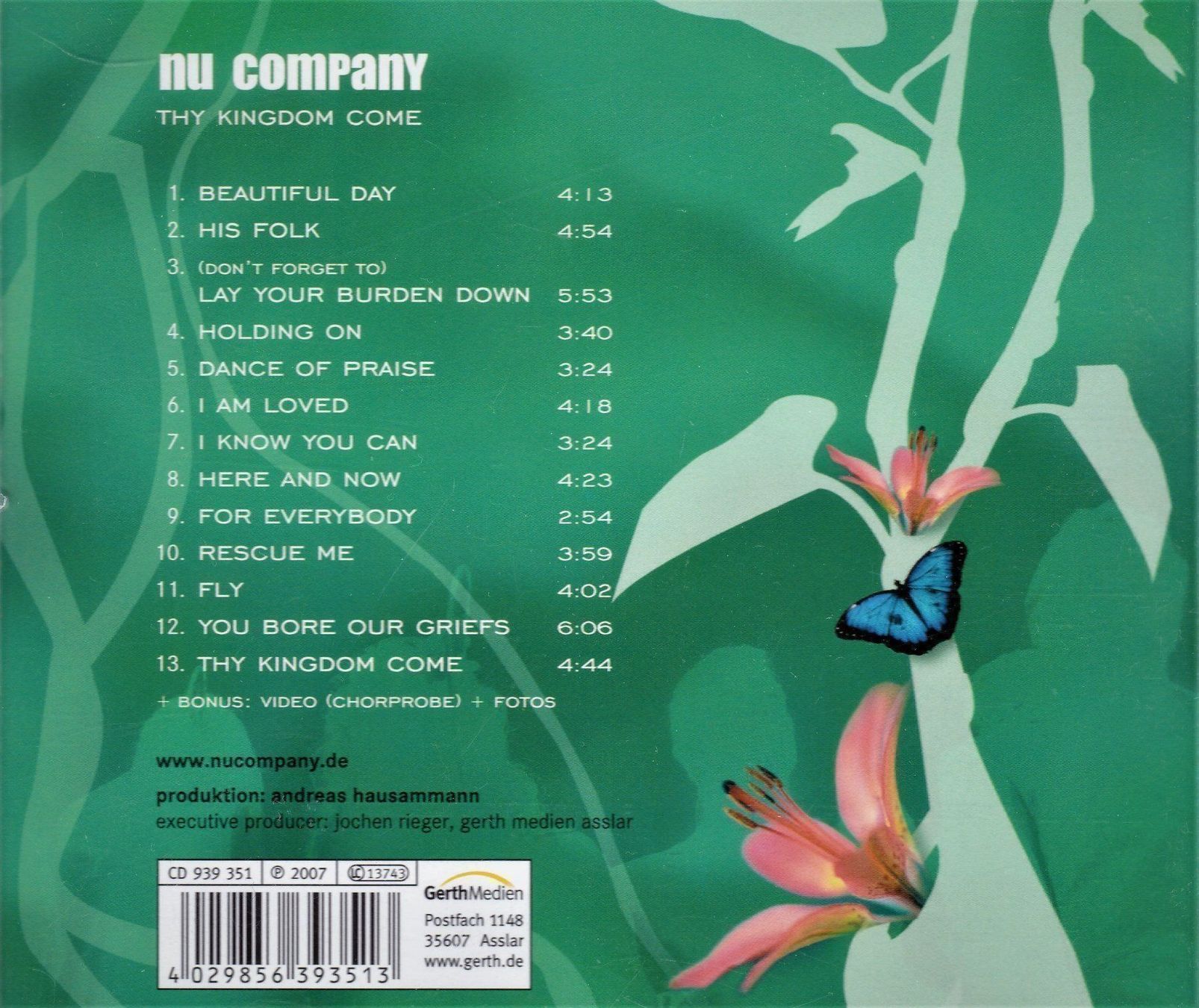 CD: nu company - Thy kingdom come – Usato da Sarmenstorf venduto da Explo05 1