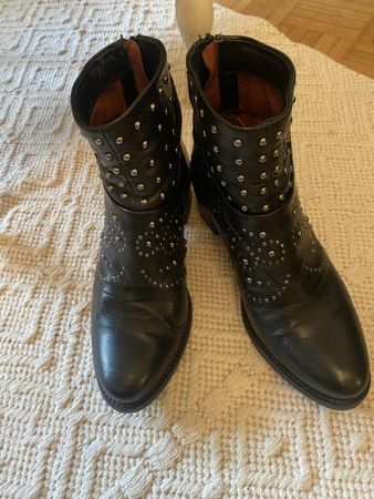 Mjus Stiefelette Cowboy Boots schwarz Gr 38