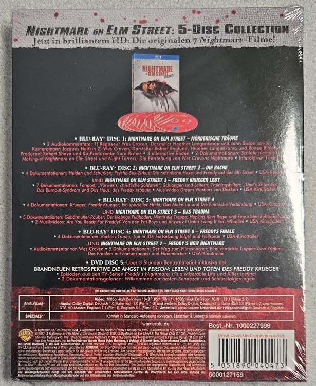 NIGHTMARE ON ELM STREET COLLECTION BLURAY Kaufen auf Ricardo