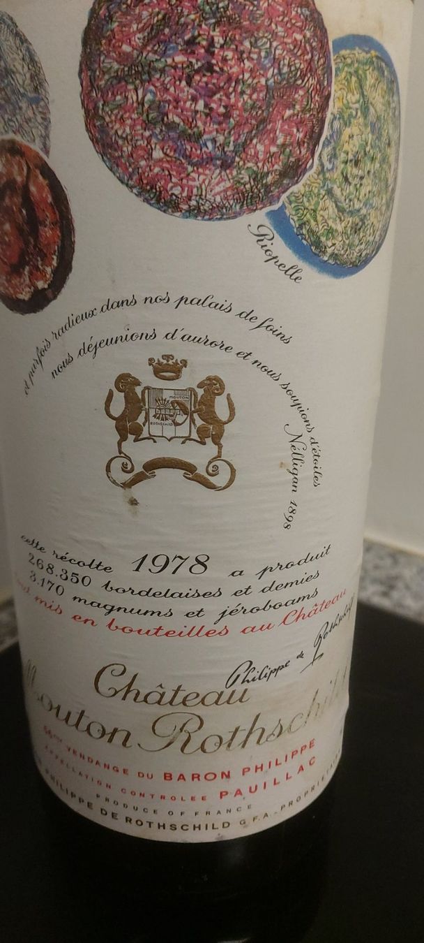 Mouton Rothschild Vino: Château Mouton Rothschild 1978 – Nuovo (secondo la descrizione) da Grenchen venduto da poggione 3