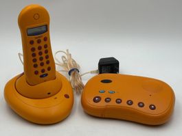 Swatch Cordless Telefon Orange Vintage 90er Sammlerobjekt