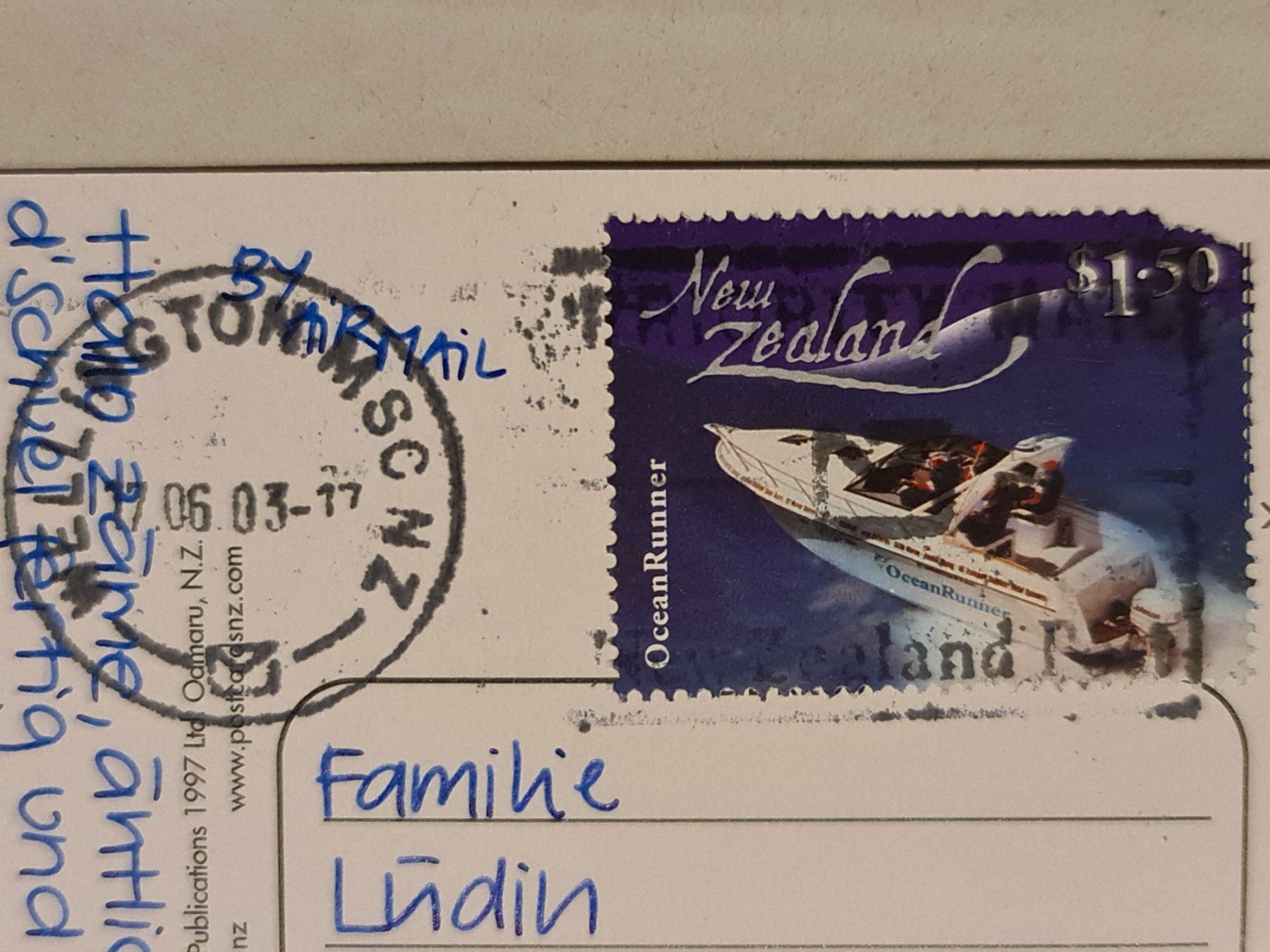 Cartoline postali: Postkarte Wellington Neuseeland 2017 – Usato da Dintikon venduto da Vexi 1