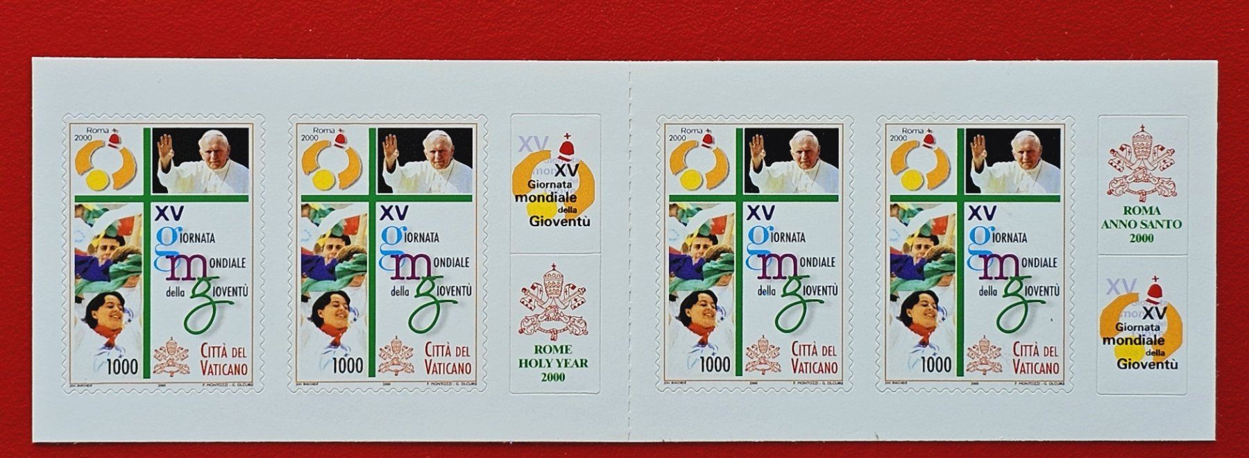Alle Briefmarken: VATIKAN MILLENIUM TAG DER JUGEND ROM MARKENHEFT 2000** – Neu (gemäss Beschreibung) aus Düdingen von Quartierstrasse
