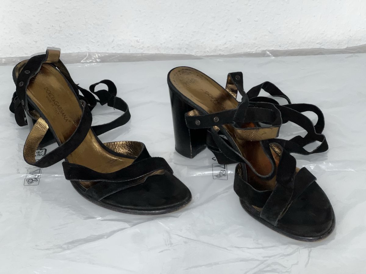 Dolce & Gabbana Damenschuhe: Chaussures sandales Dolce & Gabbana cuir 40 – Gebraucht aus GENÈVE von triple7ch 2
