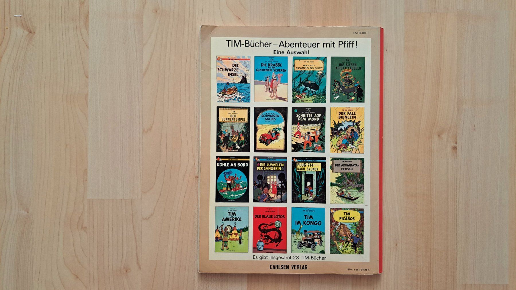 Comics: Tim und Struppi: "Die Schwarze Insel" - 1979 – Gebraucht aus Affoltern am Albis von saminou01 9