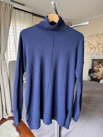 Sisley Navy Cashmere Sweater S
