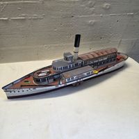 Dampfschiff Modell Uri Metall Blech 
