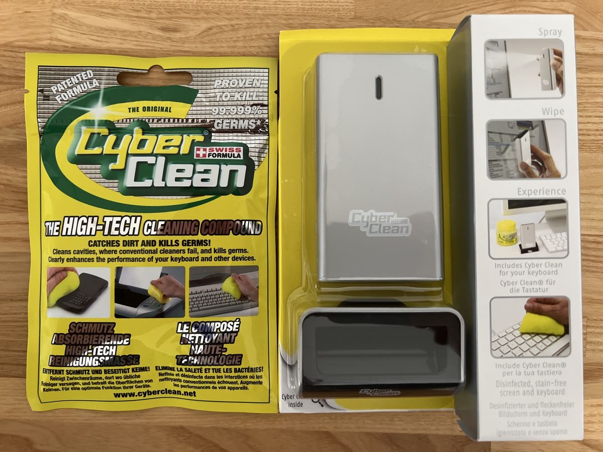 Prodotti di pulizia: Cyber Clean Bildschirmreiniger Set neu – Nuovo e nell'imballaggio originale da Wettingen venduto da stern910