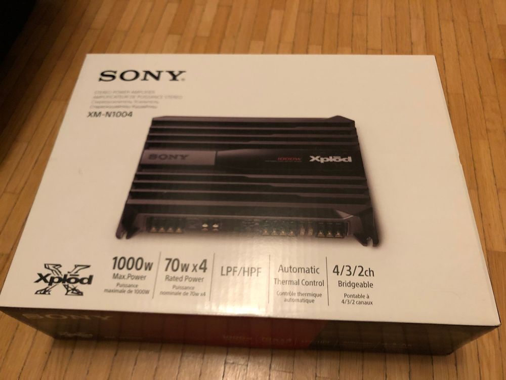 Amplificator de auto SONY XM-N1004, Negru cumpara in Chisinau