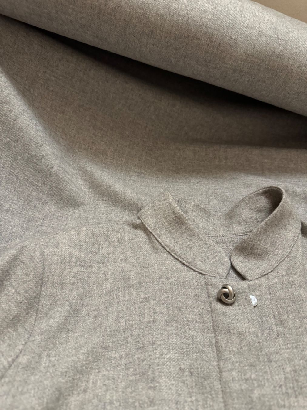 Stoffe: Kaschmir Stoff Meterware Wolle Mantel Blazer Anzug grau – Neu (gemäss Beschreibung) aus Faulensee von Liebes_Kind_2019 2
