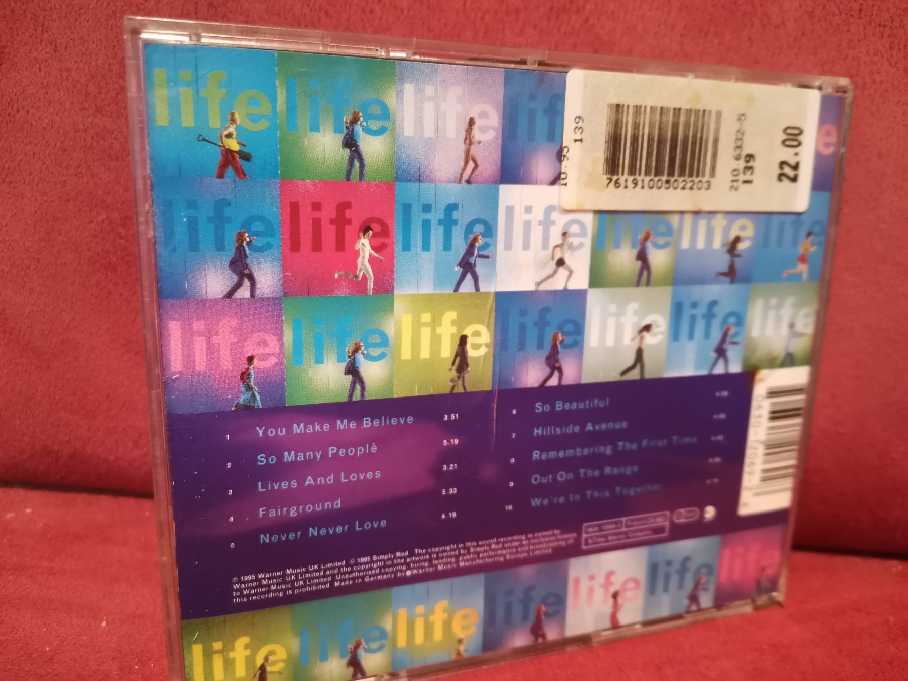 CD: Simply Red CD Life – Usato da Zofingen venduto da noise123 1