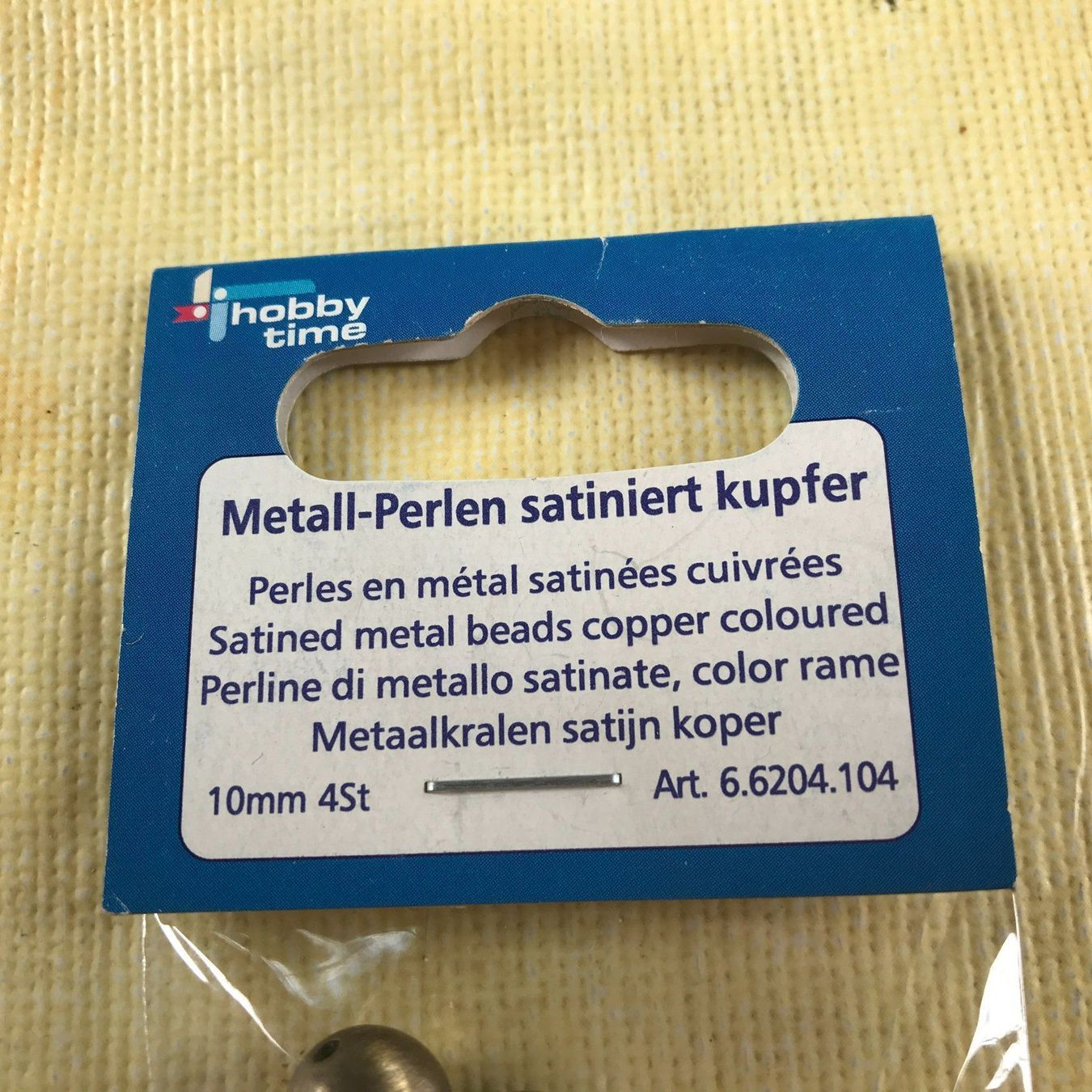 Perle (finte): METALL-PERLEN SATINIERT VERGOLDET – Nuovo e nell'imballaggio originale da Ostermundigen venduto da crazy-horse-1840 3