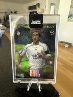Fussballkarte Raul Topps Total Football 05/75 Real Madrid