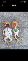 Set di due marionette artigianali in buone condizioni