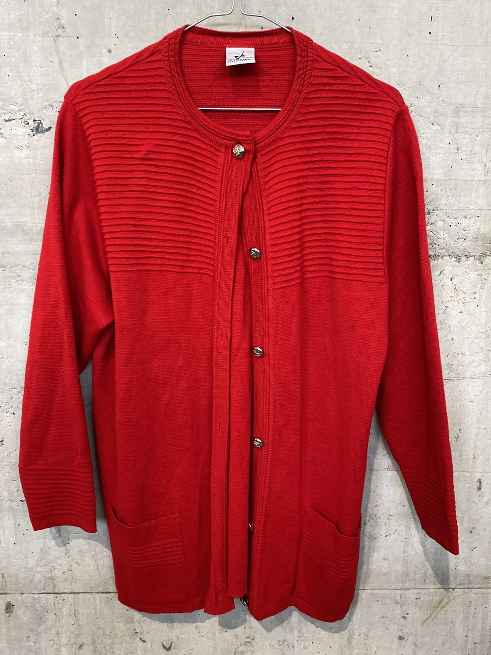Maglioni & Felpe: Reutter U. Hepper Rote Strickjacke mit Rippenmuster – Usato da Zug venduto da vinokilo 1
