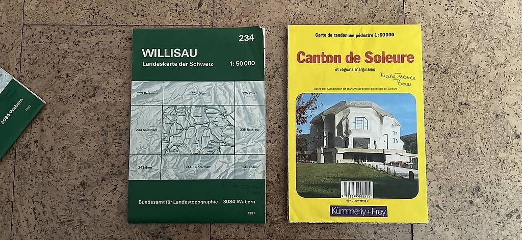 Landkarten & Atlanten: Schweizer Landkarten Preis pro Stück – Gebraucht aus Itingen von Haefi 2