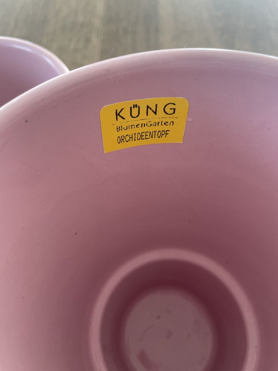 Vasi per fiori: Zwei rosa Blumentöpfe – Usato da Arbon venduto da llaauraa 4