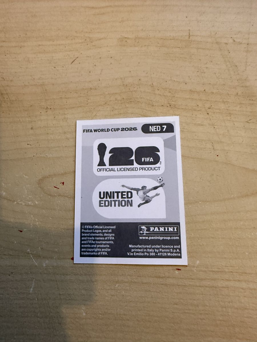 Panini Carte collezionabili: Panini WM 2026  Nathan Aké NED 7 – Usato da Rüschlikon venduto da andi_841 1