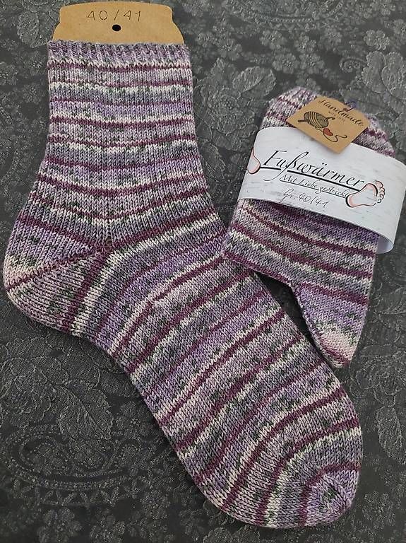Socken: Gestrickte Socken Gr 40/41 – Gebraucht aus Rothrist von lil_6mn9