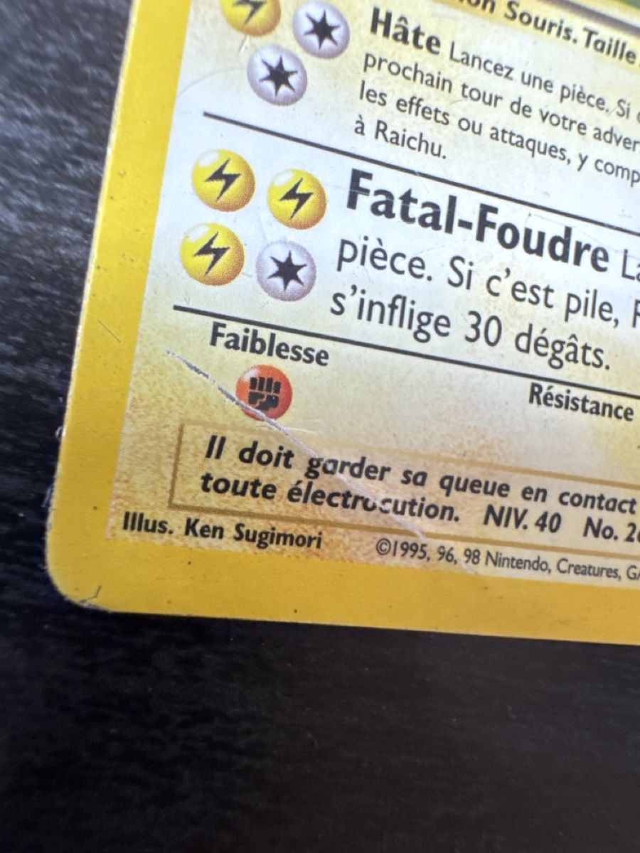 Pokémon Sammelbilder & Trading cards: Raichu base set 2 FR 14/102 holo – Gebraucht aus Belprahon von Rob_ain 1