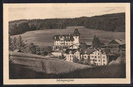 Schlegwegbad, Ortsansicht vom Hügel aus