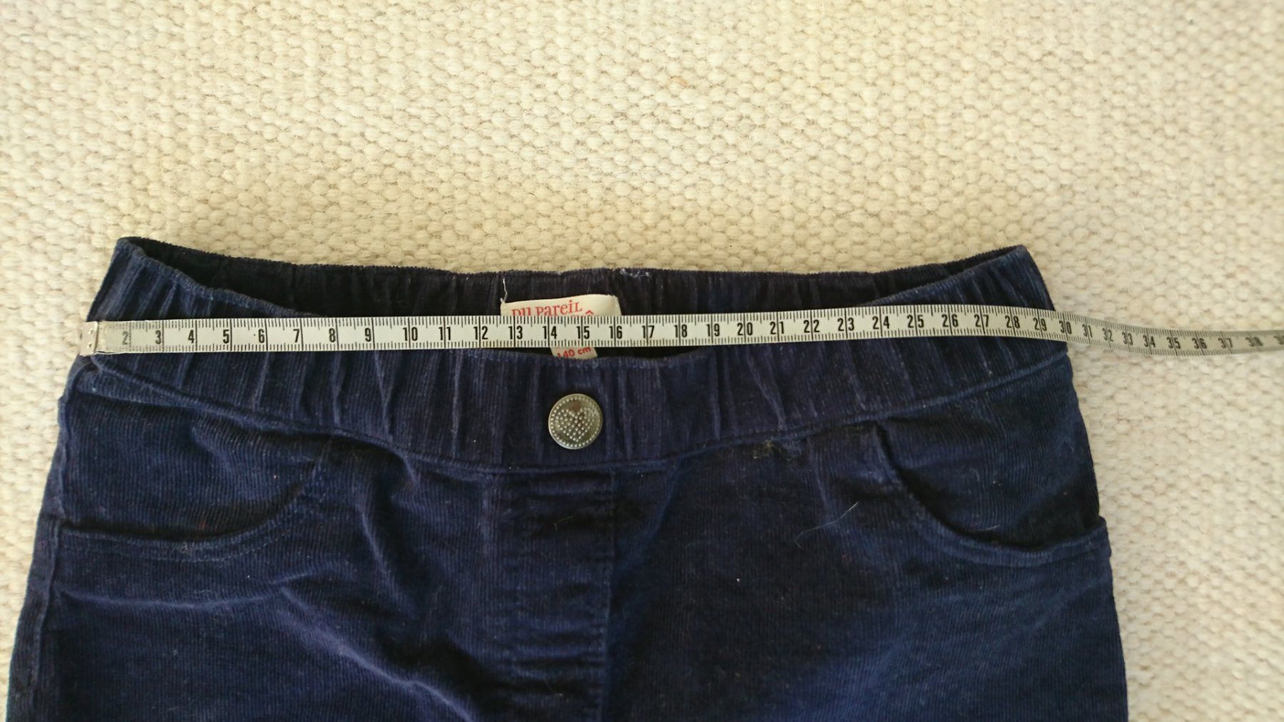 Hosen: Manchesterhose, dunkelblau, Gr. ca. 134 – Gebraucht aus Basel von Bar08 2