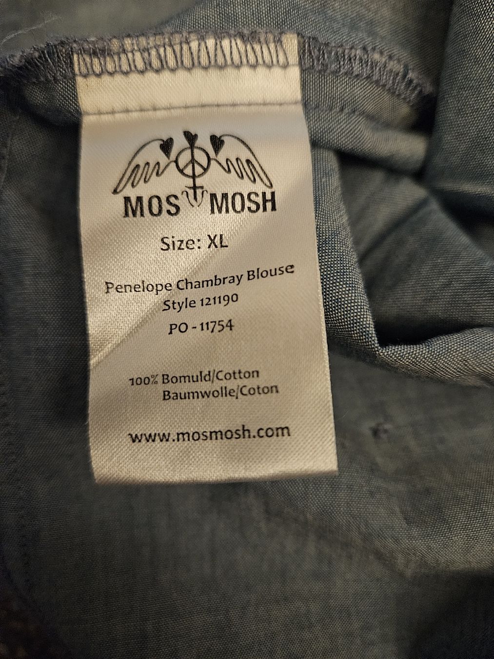 Mos mosh Blusen: MOS MOSH Penelope Chambray Bluse XL  – Neu (gemäss Beschreibung) aus Anwil von tamoos 7