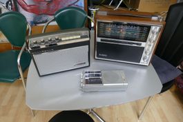 3 alte Radios