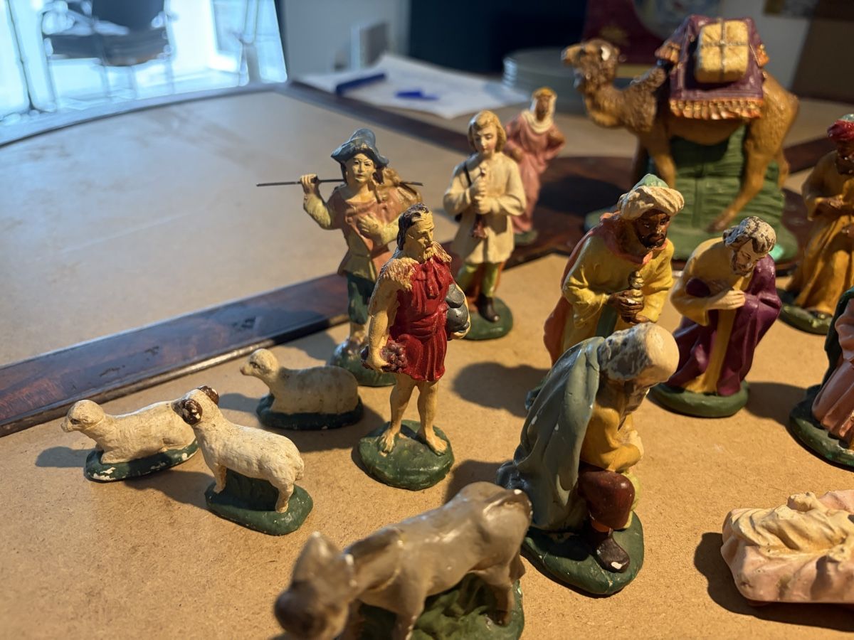 Figuren: Krippenfiguren-Set alt; guter Zustand – Gebraucht aus Meierskappel von Hala03 3