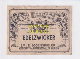 Etikette - Edelzwicker (Alsace) /bd