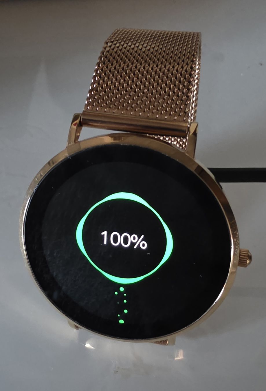 Smart Smartwatch: ZENWATCH Venice goldfarben – Gebraucht aus Lengwil von Kati431 4