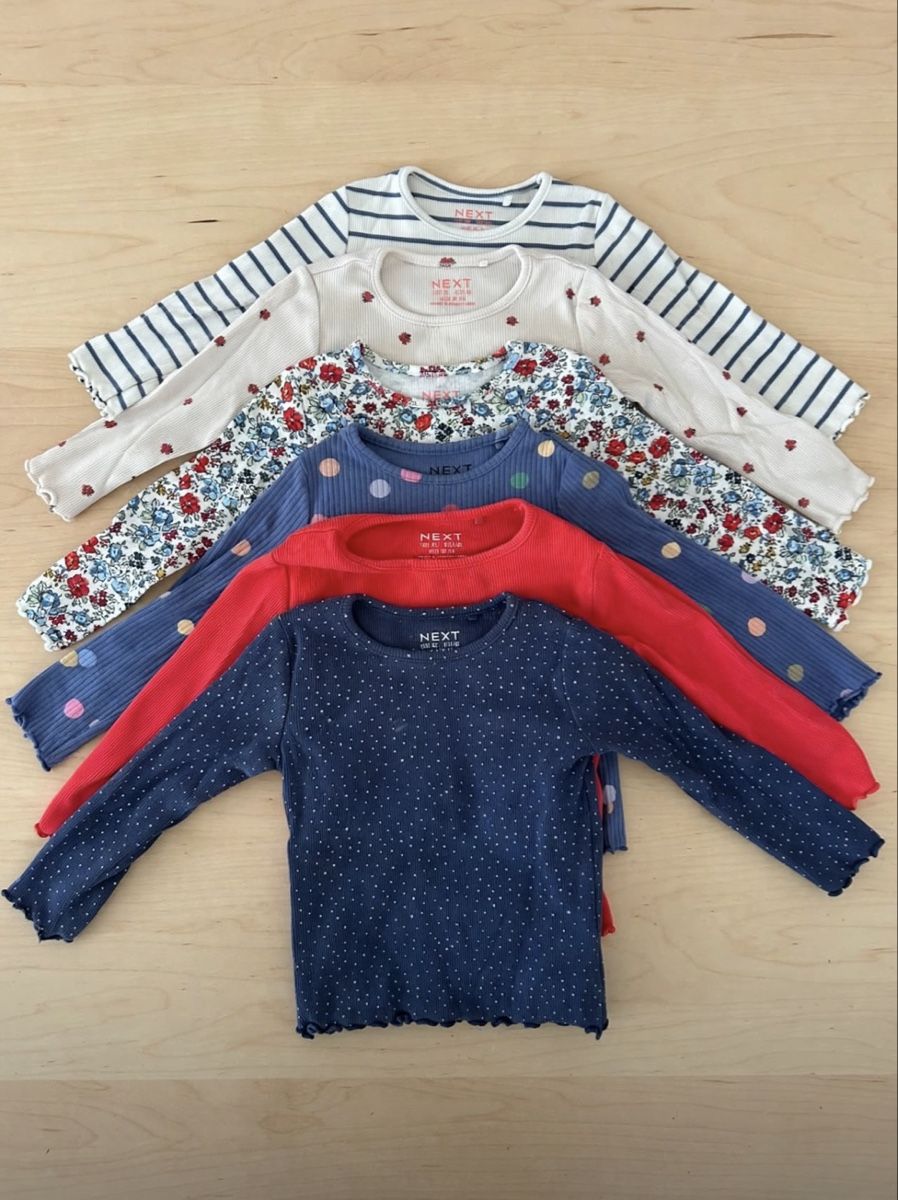 Next Kleiderpakete: 6er Set Langarmshirt / Next / 80 – Neu (gemäss Beschreibung) aus Rüti ZH von mio_jt8n