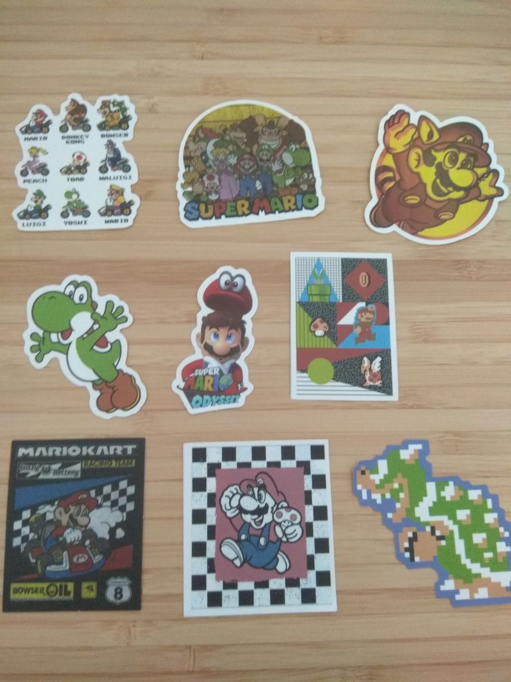 Sticker: Nintendo Mario Sticker Set – Nuovo e nell'imballaggio originale da Luzern venduto da _Lobster_ 1