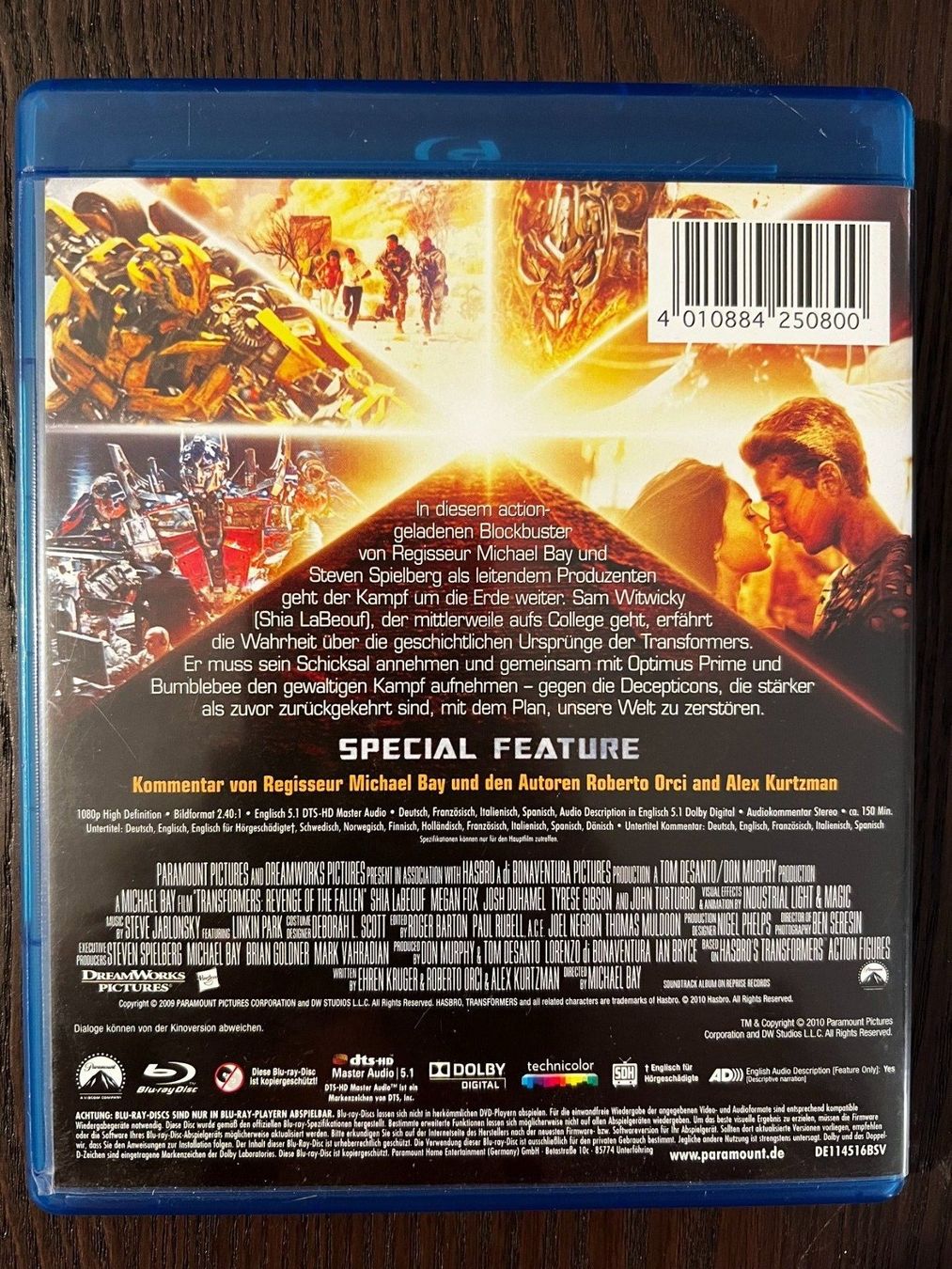 Tutti i DVDs: Transformers - Die Rache – Usato da Zürich venduto da Blu-ray_ZH 1
