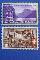 Erste Pro Patria Marken 1938/39 postfrisch **.