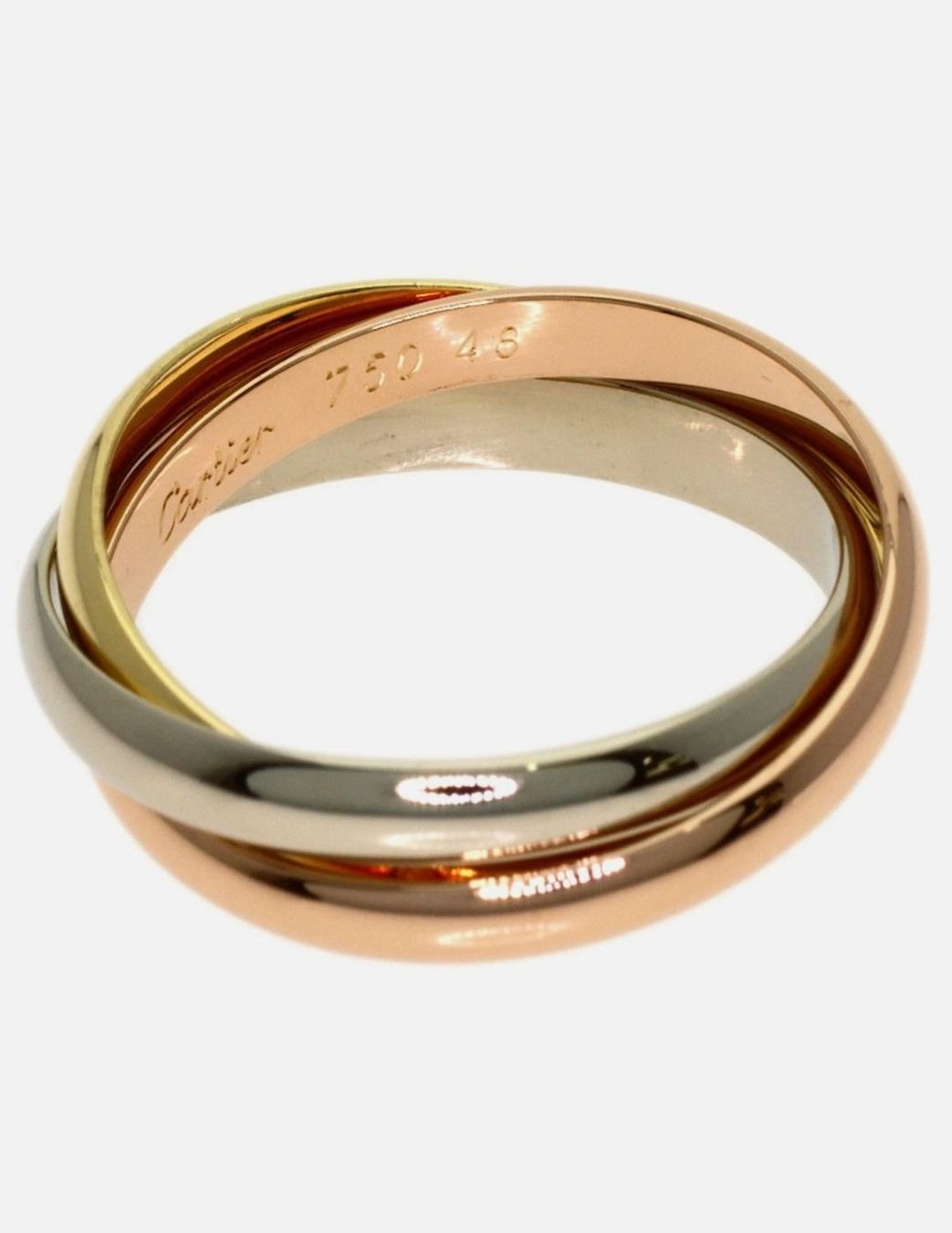 Cartier Anelli: Cartier Trinity Ring 18K Gold GR.47 – Usato da Bottighofen venduto da menschenfamilie 2